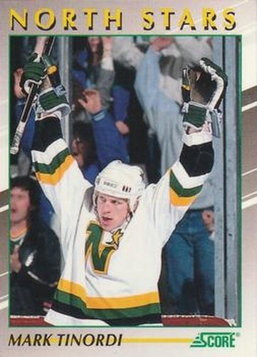 #18 Mark Tinordi - Minnesota North Stars - 1991-92 Score Young Superstars Hockey