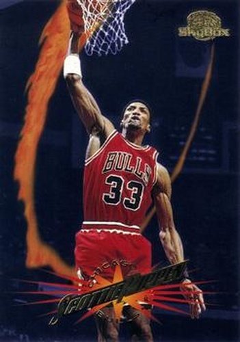 #18 Scottie Pippen - Chicago Bulls - 1995-96 SkyBox Premium Basketball