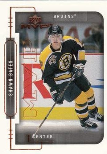 #18 Shawn Bates - Boston Bruins - 1999-00 Upper Deck MVP Hockey