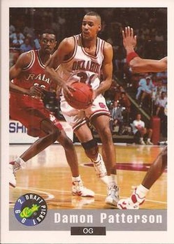 #18 Damon Patterson - Oklahoma Sooners - 1992 Classic Draft Basketball