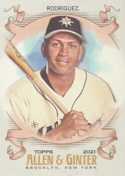 #18 Alex Rodriguez - Seattle Mariners - 2021 Topps Allen & Ginter Baseball