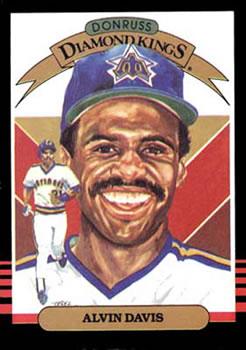 #18 Alvin Davis - Seattle Mariners - 1985 Donruss Baseball