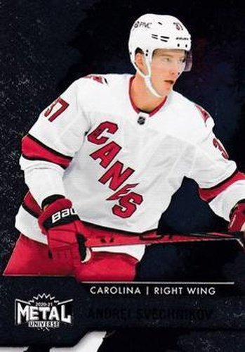 #18 Andrei Svechnikov - Carolina Hurricanes - 2020-21 Skybox Metal Universe Hockey