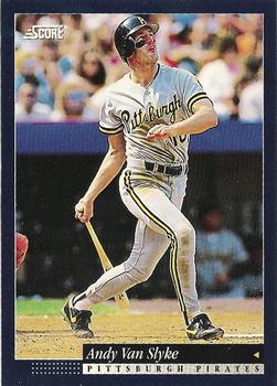 #18 Andy Van Slyke - Pittsburgh Pirates -1994 Score Baseball
