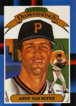 #18 Andy Van Slyke - Pittsburgh Pirates - 1988 Leaf Baseball