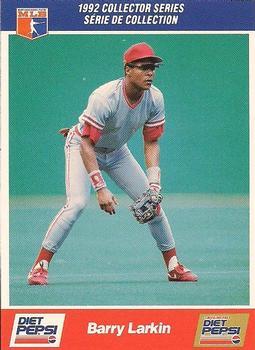 #18 Barry Larkin - Cincinnati Reds - 1992 Diet Pepsi Baseball