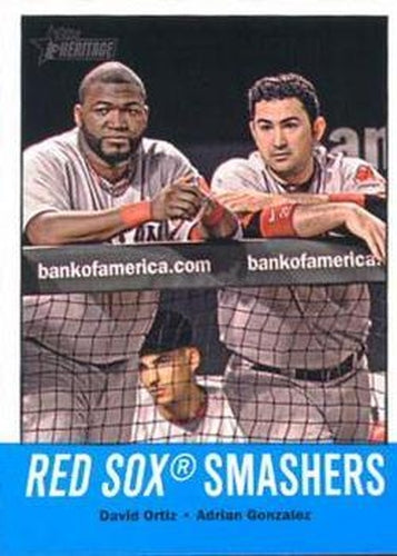 #18 Red Sox Smashers - Boston Red Sox - 2012 Topps Heritage Baseball