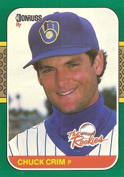 #18 - Chuck Crim - Milwaukee Brewers - 1987 Donruss The Rookies Baseball