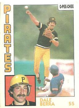 #18 Dale Berra - Pittsburgh Pirates - 1984 O-Pee-Chee Baseball