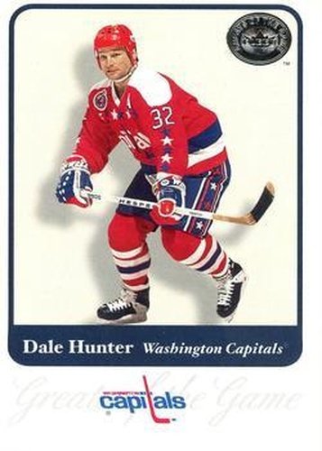 #18 Dale Hunter - Washington Capitals - 2001-02 Fleer Greats of the Game Hockey