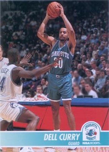 #18 Dell Curry - Charlotte Hornets - 1994-95 Hoops Basketball