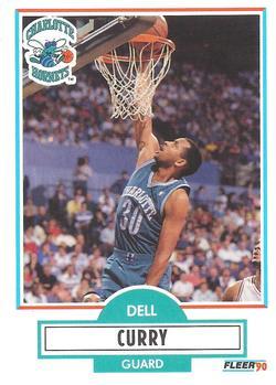 #18 Dell Curry - Charlotte Hornets - 1990-91 Fleer Basketball
