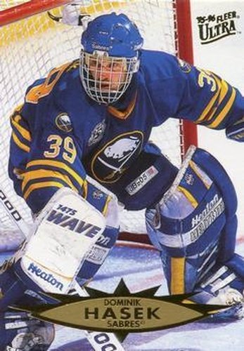 #18 Dominik Hasek - Buffalo Sabres - 1995-96 Ultra Hockey