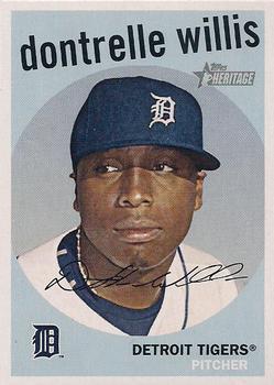 #18 Dontrelle Willis - Detroit Tigers - 2008 Topps Heritage Baseball