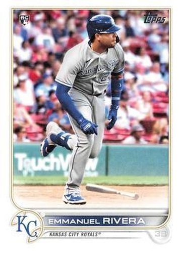 #18 Emmanuel Rivera - Kansas City Royals - 2022 Topps Baseball