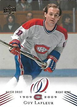 #18 Guy Lafleur - Montreal Canadiens - 2008-09 Upper Deck Montreal Canadiens Centennial Hockey