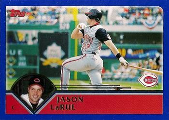 #18 Jason LaRue - Cincinnati Reds - 2003 Topps Baseball
