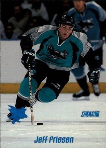 #18 Jeff Friesen - San Jose Sharks - 1999-00 Stadium Club Hockey