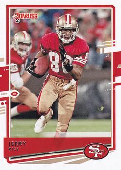 #18 Jerry Rice - San Francisco 49ers - 2020 Donruss Football