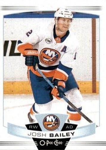 #18 Josh Bailey - New York Islanders - 2019-20 O-Pee-Chee Hockey