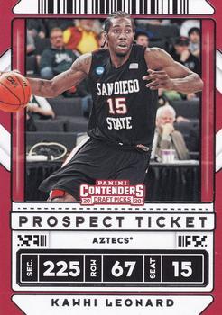 #18 Kawhi Leonard - San Diego State Aztecs - 2020 Panini Contenders Draft Picks Basketball