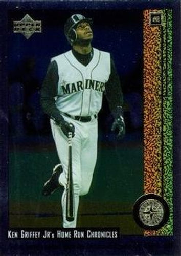 #18 Ken Griffey Jr. - Seattle Mariners - 1998 Upper Deck - Ken Griffey Jr.'s Home Run Chronicles Baseball