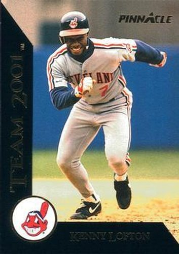 #18 Kenny Lofton - Cleveland Indians - 1993 Pinnacle - Team 2001 Baseball