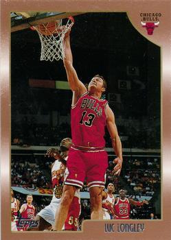 #18 Luc Longley - Chicago Bulls - 1998-99 Topps Basketball