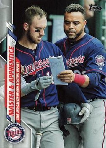 #18 Master & Apprentice Mitch Garver / Nelson Cruz - Minnesota Twins - 2020 Topps Baseball