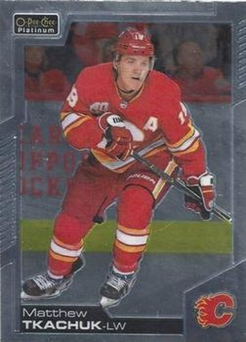 #18 Matthew Tkachuk - Calgary Flames - 2020-21 O-Pee-Chee Platinum Hockey