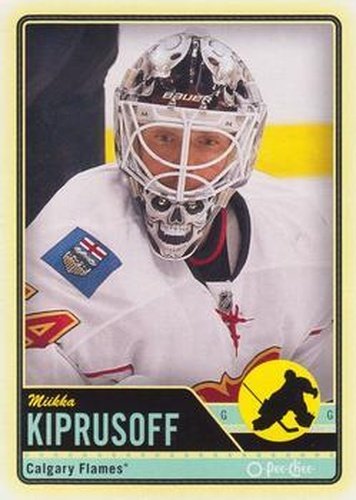 #18 Miikka Kiprusoff - Calgary Flames - 2012-13 O-Pee-Chee Hockey