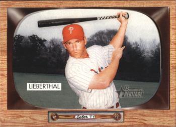 #18 Mike Lieberthal - Philadelphia Phillies - 2004 Bowman Heritage Baseball