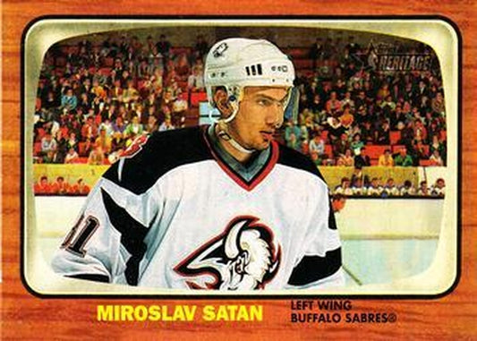 #18 Miroslav Satan - Buffalo Sabres - 2002-03 Topps Heritage Hockey