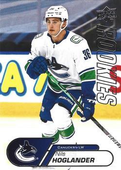 #18 Nils Hoglander - Vancouver Canucks - 2020-21 Upper Deck NHL Star Rookies Box Set Hockey
