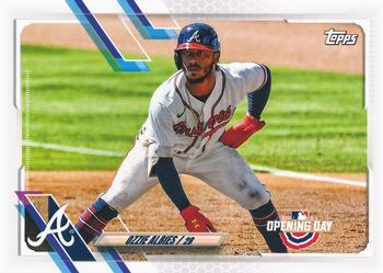 #18 Ozzie Albies - Atlanta Braves - 2021 Topps Opening Day Baseball