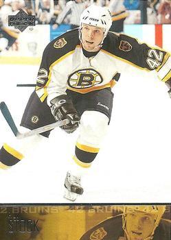 #18 P.J. Stock - Boston Bruins - 2003-04 Upper Deck Hockey