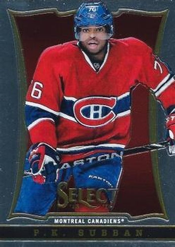 #18 P.K. Subban - Montreal Canadiens - 2013-14 Panini Select Hockey