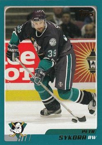 #18 Petr Sykora - Anaheim Mighty Ducks - 2003-04 Topps Hockey