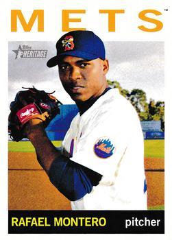#18 Rafael Montero - Binghamton Mets - 2013 Topps Heritage Minor League Baseball