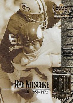 #18 Ray Nitschke - Green Bay Packers - 1999 Upper Deck Century Legends Football