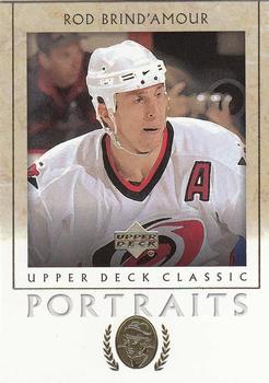 #18 Rod Brind'Amour - Carolina Hurricanes - 2002-03 Upper Deck Classic Portraits Hockey