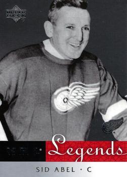 #18 Sid Abel - Detroit Red Wings - 2001-02 Upper Deck Legends Hockey