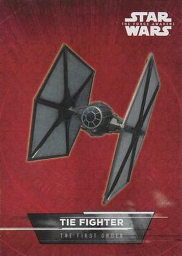 #18 TIE Fighter - 2015 Topps Star Wars The Force Awakens - Stickers