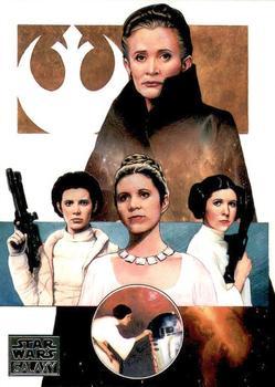 #18 The Skywalker Saga: Leia - 2018 Topps Star Wars Galaxy 8