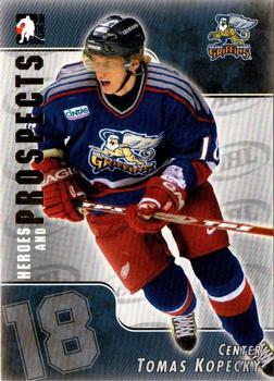 #18 Tomas Kopecky - Grand Rapids Griffins - 2004-05 In The Game Heroes and Prospects Hockey