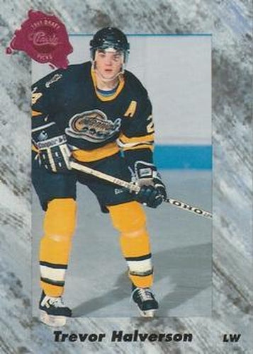 #18 Trevor Halverson - North Bay Centennials - 1991 Classic Four Sport