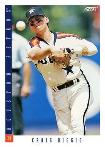 #18 Craig Biggio - Houston Astros - 1993 Score Baseball