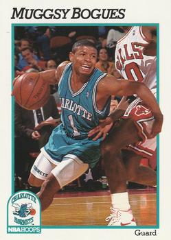 #18 Muggsy Bogues - Charlotte Hornets - 1991-92 Hoops Basketball