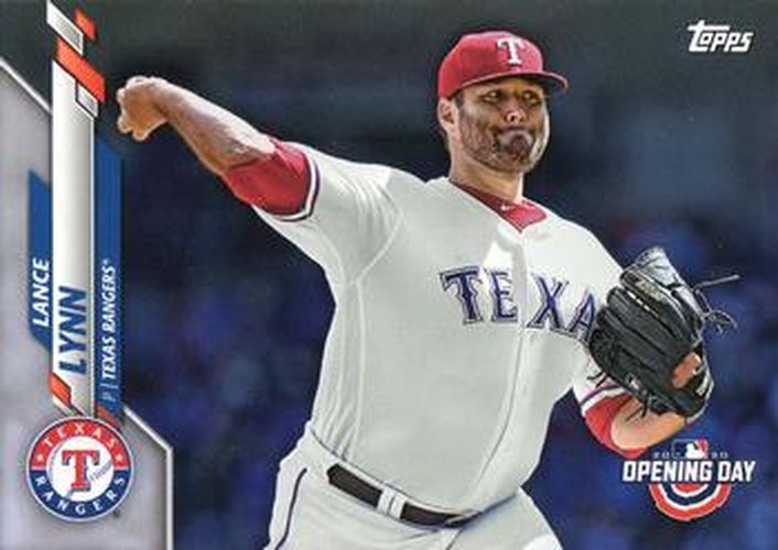 #18 Lance Lynn - Texas Rangers - 2020 Topps Opening Day Baseball
