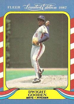 #18 Dwight Gooden - New York Mets - 1987 Fleer Limited Edition Baseball
